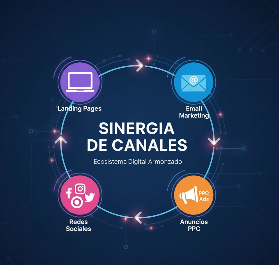 "Sinergia de canales digitales aplicada a CPA"