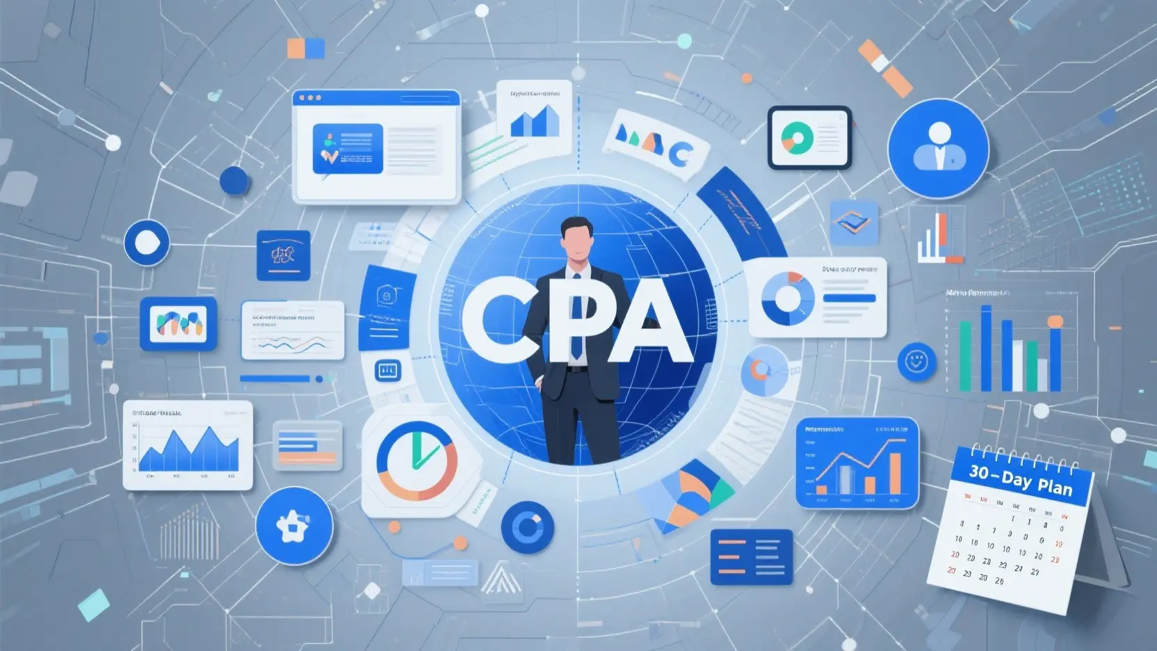 Guía completa CPA 2025: diagrama del flujo paso a paso con métricas y plan de 30 días